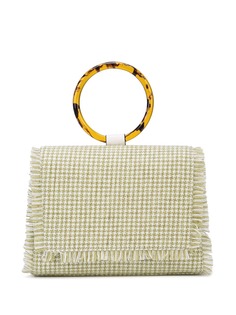 Christian Siriano твидовая сумка-тоут с браслетом