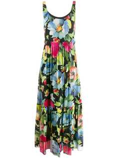 Twin-Set платье макси с цветочным принтом