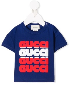 Gucci Kids футболка с логотипом