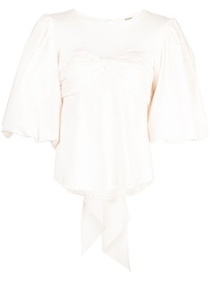 Johanna Ortiz блузка Idyllio с объемными рукавами