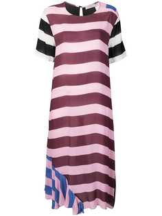Preen Line платье-футболка в полоску