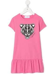 Roberto Cavalli Junior платье с логотипом