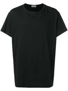 Yohji Yamamoto футболка в стиле оверсайз с круглым вырезом