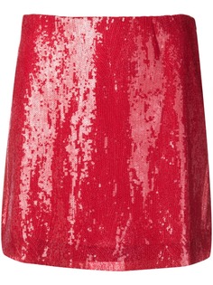 Alberta Ferretti юбка мини с пайетками