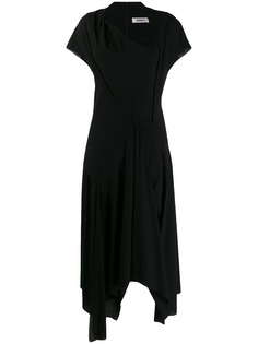 Chalayan платье с короткими рукавами