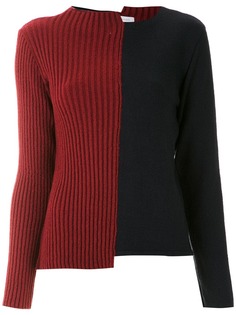 Mara Mac свитер асимметричного кроя в стиле колор-блок