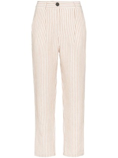 Mara Hoffman брюки Dita в полоску