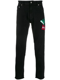 Represent джинсы с нашивками