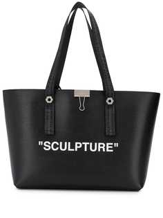 Off-White сумка-тоут с надписью