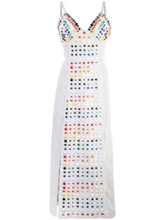 Rosie Assoulin платье миди с отделкой бусинами