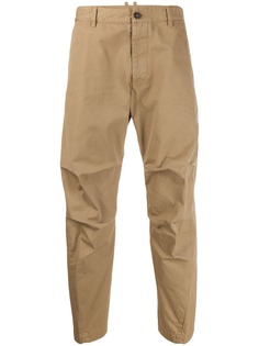 Dsquared2 однотонные брюки чинос