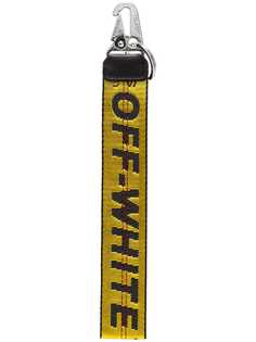 Off-White текстильный брелок с логотипом
