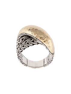 John Hardy кольцо Classic Chain из золота и серебра