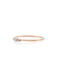 Rosa De La Cruz 18k rose gold five diamond ring