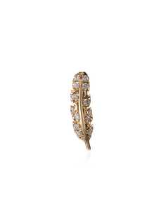 Loquet Feather stud earring