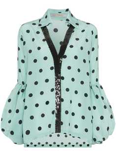 Silvia Tcherassi блузка Blythe в горох