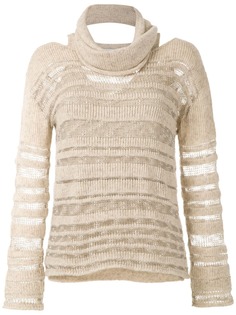 Mara Mac полупрозрачная блузка в полоску