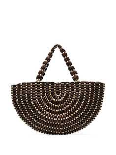 Rixo сумка-тоут Bruno с бусинами