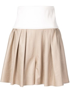 Adeam high-waist pleated shorts
