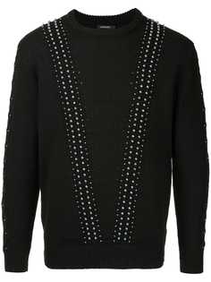 Loveless трикотажный свитер с украшением из заклепок