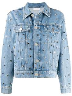 Sandro Paris декорированная джинсовая куртка