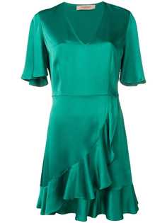 Twin-Set платье мини с оборками