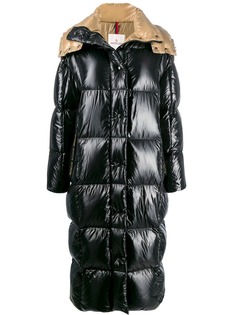 Moncler длинный пуховик