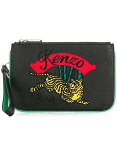 Kenzo кошелек с нашивкой-тигром