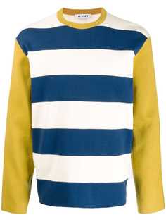 Sunnei полосатый джемпер с контрастными рукавами