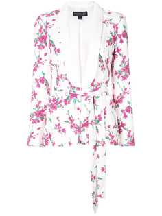 Rachel Zoe пиджак-смокинг с цветочным принтом