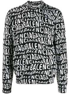 Balenciaga джемпер с логотипом