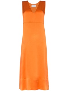 Asceno атласное платье-комбинация