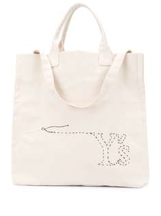 Ys сумка-шопер с логотипом