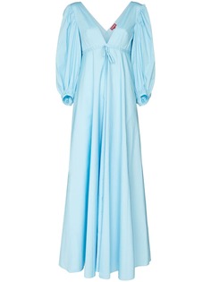 Staud платье макси Amaretti с глубоким V-образным вырезом