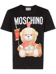 Moschino футболка с принтом Roman Teddy