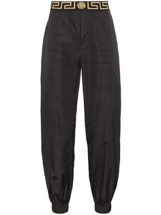 Versace спортивные брюки с отделкой Greca Border