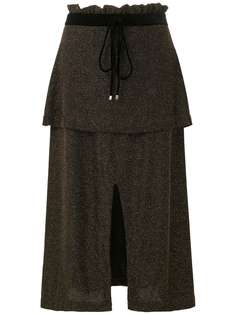 Olympiah трикотажная юбка с разрезом