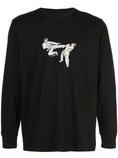 Supreme футболка с принтом Karate