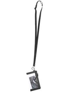 Prada прозрачный клатч с логотипом