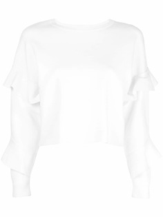 Alice+Olivia джемпер Nettie с оборками на рукавах