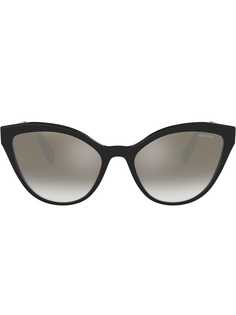 Miu Miu Eyewear солнцезащитные очки в оправе кошачий глаз