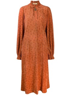 Balenciaga Pre-Owned платье 1970-х годов с цветочным принтом
