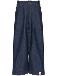 Vaquera dropped crotch denim skirt