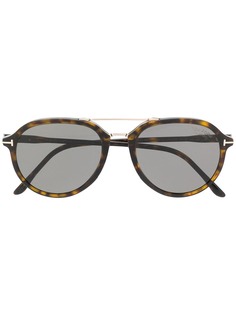 Tom Ford Eyewear солнцезащитные очки с эффектом черепашьего панциря