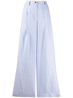 Jejia Katherine checked flared pant