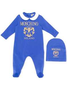 Moschino Kids ромпер с логотипом