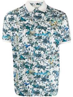 Etro floral print polo shirt