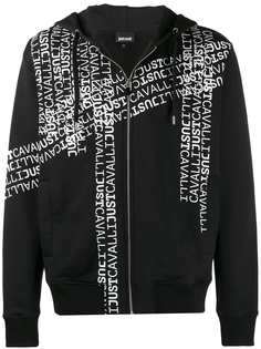 Just Cavalli худи на молнии с логотипом