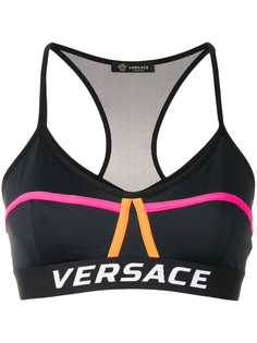 Versace спортивный топ с логотипом