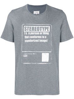 Maison Margiela футболка Stereotype